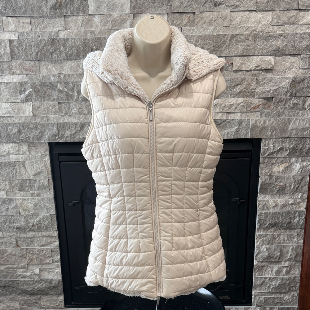 Gallery Reversible Hooded Faux
Fur Vest